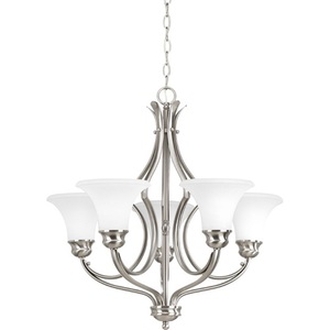 PP403609 Applause Mid Sized Chandelier Chandelier - Brushed Nickel Tones