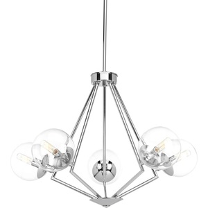 PP475515 Mod Mid Sized Chandelier Chandelier - Polished Chrome