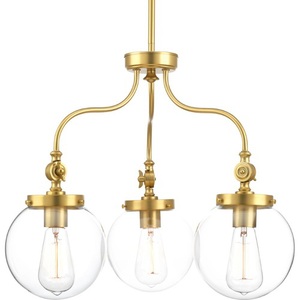 PP4769137 Penn Mini Chandelier - Natural Brass