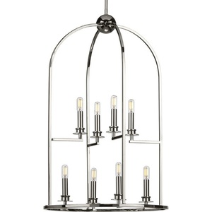 PP500122104 Seneca Entrance / Foyer Pendant Light - Polished Nickel