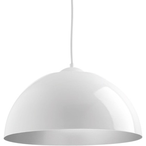 PP53413030K9 Dome Down Light Pendant Light - White