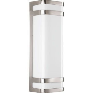 PP58060930K9 Valera LED Entrance Outdoor Wall Light - Brushed Nickel