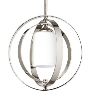 PP7077104 Equinox Down Light Pendant Light - Polished Nickel