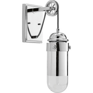 PP71171530K9 Beaker 1 Bulb Wall Sconce - Polished Chrome