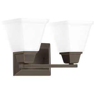 PP300159020 Clifton Heights 2 Bulb Bathroom Lighting - Antique Bronze PP300159020 Clifton Heights 2 Bulb Bathroom Lighting - Antique Bronze