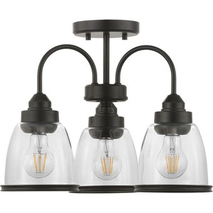 PP350109020 Saluda Semi Flush Mount Ceiling Light - Antique Bronze PP350109020 Saluda Semi Flush Mount Ceiling Light - Antique Bronze