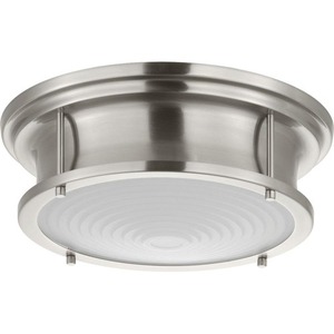 PP35011300930 Fresnel Lens Flush Mount Ceiling Light - Brushed Nickel