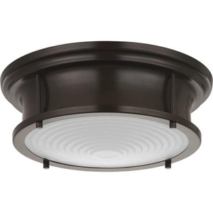 PP35011310830 Fresnel Lens Flush Mount Ceiling Light - Oil Rubbed Bronze