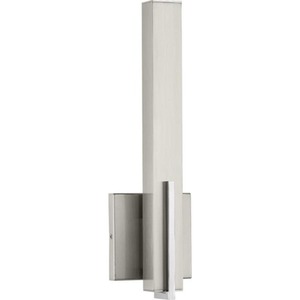 PP71005100930 Planck LED 1 Bulb Wall Sconce - Brushed Nickel