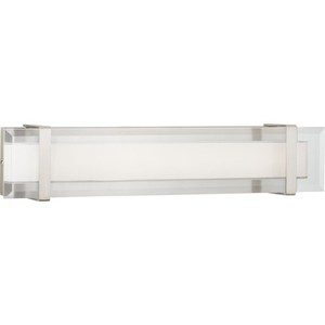 PP30015200930 Miter 3 Bulb Bathroom Lighting - Brushed Nickel