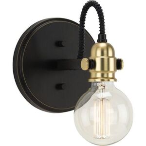 PP300189020 Axle 1 Bulb Wall Sconce - Antique Bronze PP300189020 Axle 1 Bulb Wall Sconce - Antique Bronze