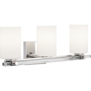 PP300199104 Lisbon 3 Bulb Bathroom Lighting - Polished Nickel