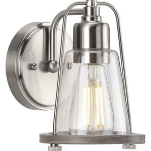 PP300295009 Conway 1 Bulb Wall Sconce - Brushed Nickel PP300295009 Conway 1 Bulb Wall Sconce - Brushed Nickel