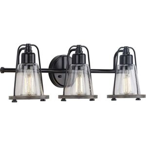 PP300297031 Conway 3 Bulb Bathroom Lighting - Matte Black PP300297031 Conway 3 Bulb Bathroom Lighting - Matte Black
