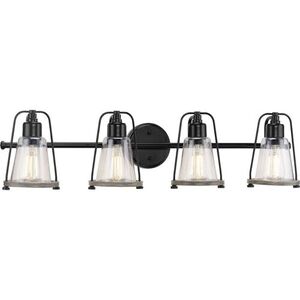 PP300298031 Conway 4 or More Bulb Bathroom Lighting - Matte Black