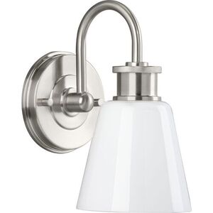 PP300314009 Ashford 1 Bulb Wall Sconce - Brushed Nickel PP300314009 Ashford 1 Bulb Wall Sconce - Brushed Nickel