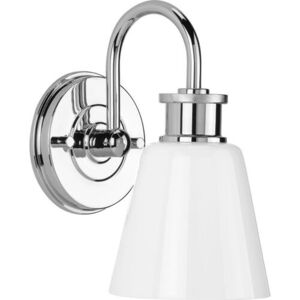 PP300314015 Ashford 1 Bulb Wall Sconce - Polished Chrome PP300314015 Ashford 1 Bulb Wall Sconce - Polished Chrome