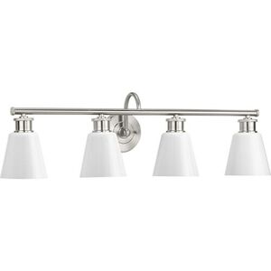 PP300317009 Ashford 4 or More Bulb Bathroom Lighting - Brushed Nickel PP300317009 Ashford 4 or More Bulb Bathroom Lighting - Brushed Nickel