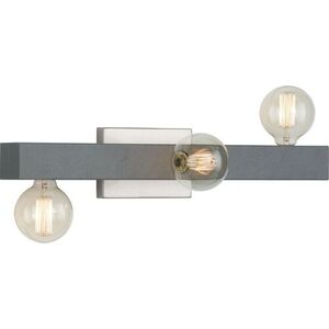 PP300319009 Mill Beam 3 Bulb Bathroom Lighting - Brushed Nickel