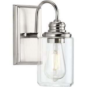 PP300320009 Aiken 1 Bulb Wall Sconce - Brushed Nickel