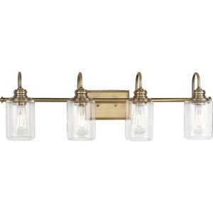 PP300323163 Aiken 4 or More Bulb Bathroom Lighting - Vintage Brass