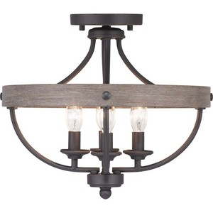 PP350117143 Gulliver Semi Flush Mount Ceiling Light - Graphite