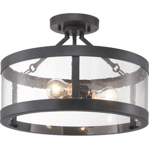 PP350119143 Gresham Semi Flush Mount Ceiling Light - Graphite