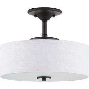 PP35013414330 Inspire LED Semi Flush Mount Ceiling Light - Graphite PP35013414330 Inspire LED Semi Flush Mount Ceiling Light - Graphite