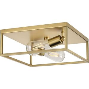 PP350200012 Perimeter Flush Mount Ceiling Light - Satin Brass PP350200012 Perimeter Flush Mount Ceiling Light - Satin Brass