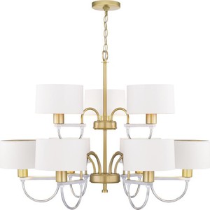 PP400173078 Rigsby Large Foyer Chandelier Chandelier - Vintage Gold