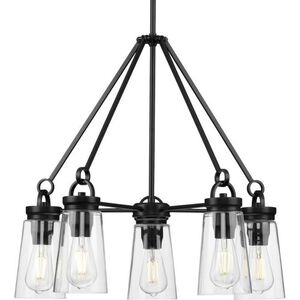 PP400243031 Stockbrace Mid Sized Chandelier Chandelier - Matte Black