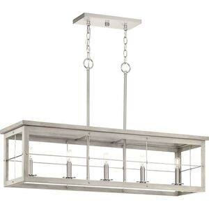 PP400254009 Hedgerow Linear Pendant Pendant Light - Brushed Nickel