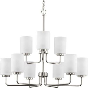 PP400276009 Merry Mid Sized Chandelier Chandelier - Brushed Nickel