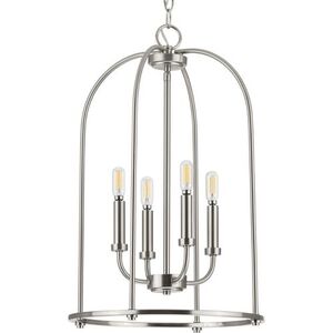 PP500302009 Leyden Entrance / Foyer Pendant Light - Brushed Nickel PP500302009 Leyden Entrance / Foyer Pendant Light - Brushed Nickel