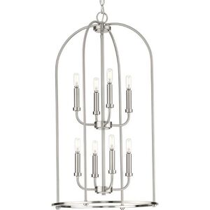 PP500303009 Leyden Entrance / Foyer Pendant Light - Brushed Nickel PP500303009 Leyden Entrance / Foyer Pendant Light - Brushed Nickel