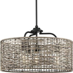 PP500308031 Lavelle Drum Pendant Pendant Light - Matte Black