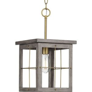 PP500317175 Hedgerow Mini-Pendant Pendant Light - Distressed Brass PP500317175 Hedgerow Mini-Pendant Pendant Light - Distressed Brass