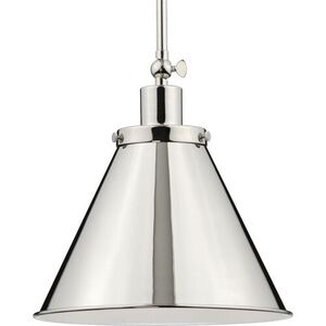 PP500325104 Hinton Down Light Pendant Light - Polished Nickel PP500325104 Hinton Down Light Pendant Light - Polished Nickel