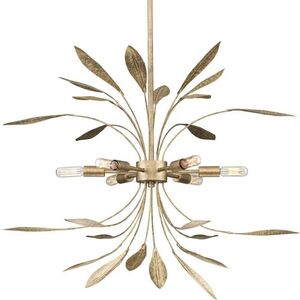 PP500415168 Mariposa Multi Light Pendant Light - Antique Gold