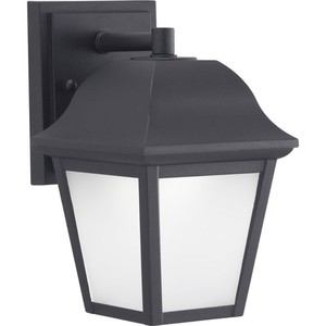 PP56013603130 Die-Cast Lantern Entrance Outdoor Wall Light - Black