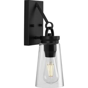 PP710097031 Stockbrace 1 Bulb Wall Sconce - Matte Black