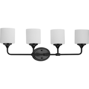 PP280431M Lynzie 4 or More Bulb Bathroom Lighting - Matte Black