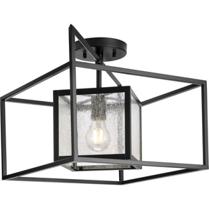 PP35025631M Navarre Semi Flush Mount Ceiling Light - Matte Black