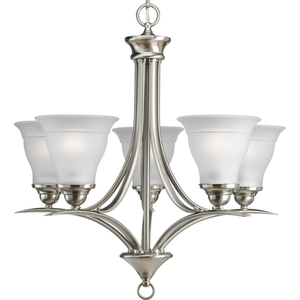 PP432809 Trinity Mid Sized Chandelier Chandelier - Brushed Nickel