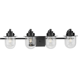 PP30043731M Northlake 4 or More Bulb Bathroom Lighting - Matte Black