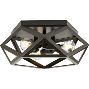 PP350244129 Saucedo Flush Mount Ceiling Light - Architectural Bronze