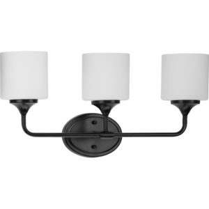 PP280331M Lynzie 3 Bulb Bathroom Lighting - Matte Black