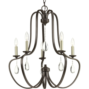 PP400087020 Anjoux Mid Sized Chandelier Chandelier - Antique Bronze PP400087020 Anjoux Mid Sized Chandelier Chandelier - Antique Bronze