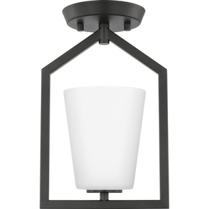 PP35025931M Vertex Semi Flush Mount Ceiling Light - Matte Black