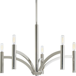 PP4718104 Draper Mid Sized Chandelier Chandelier - Polished Nickel